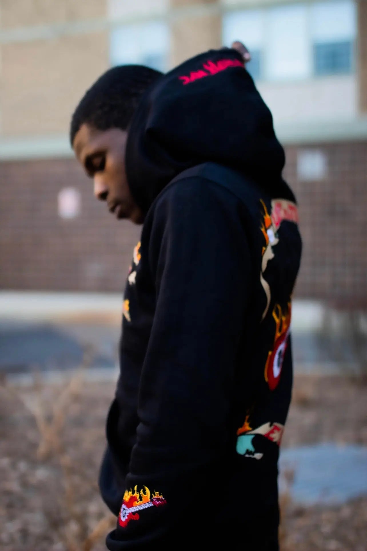 LOST FAITH GUITAR HOODIE Lost Faith NYC
