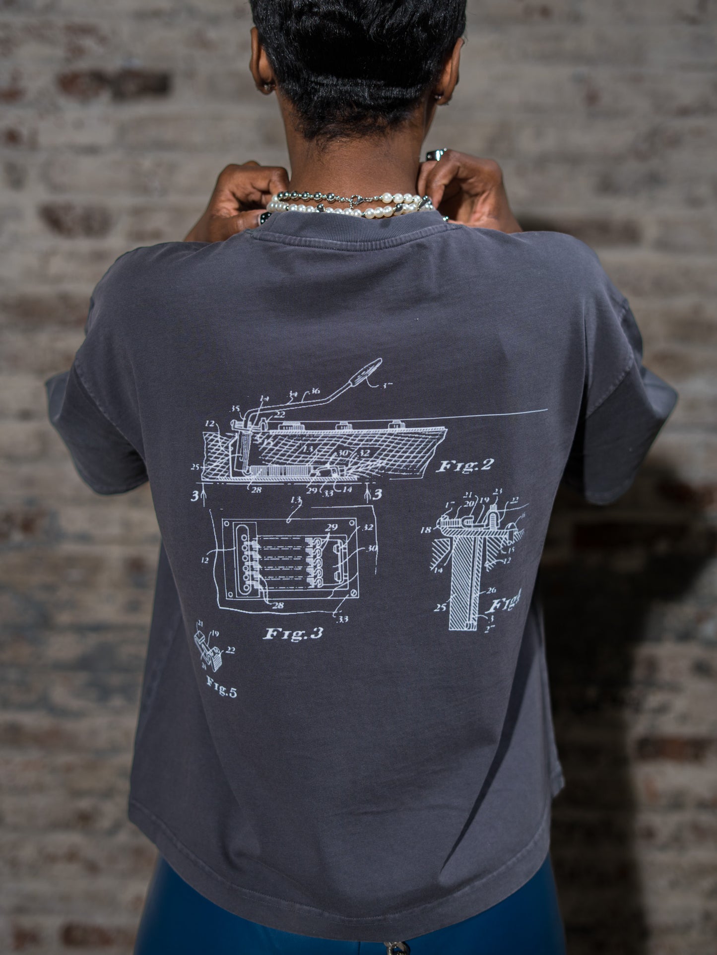 BLUE PRINT TEE