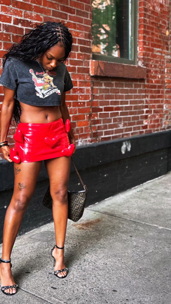NO SAINTS IN THE CITY CROP TOP