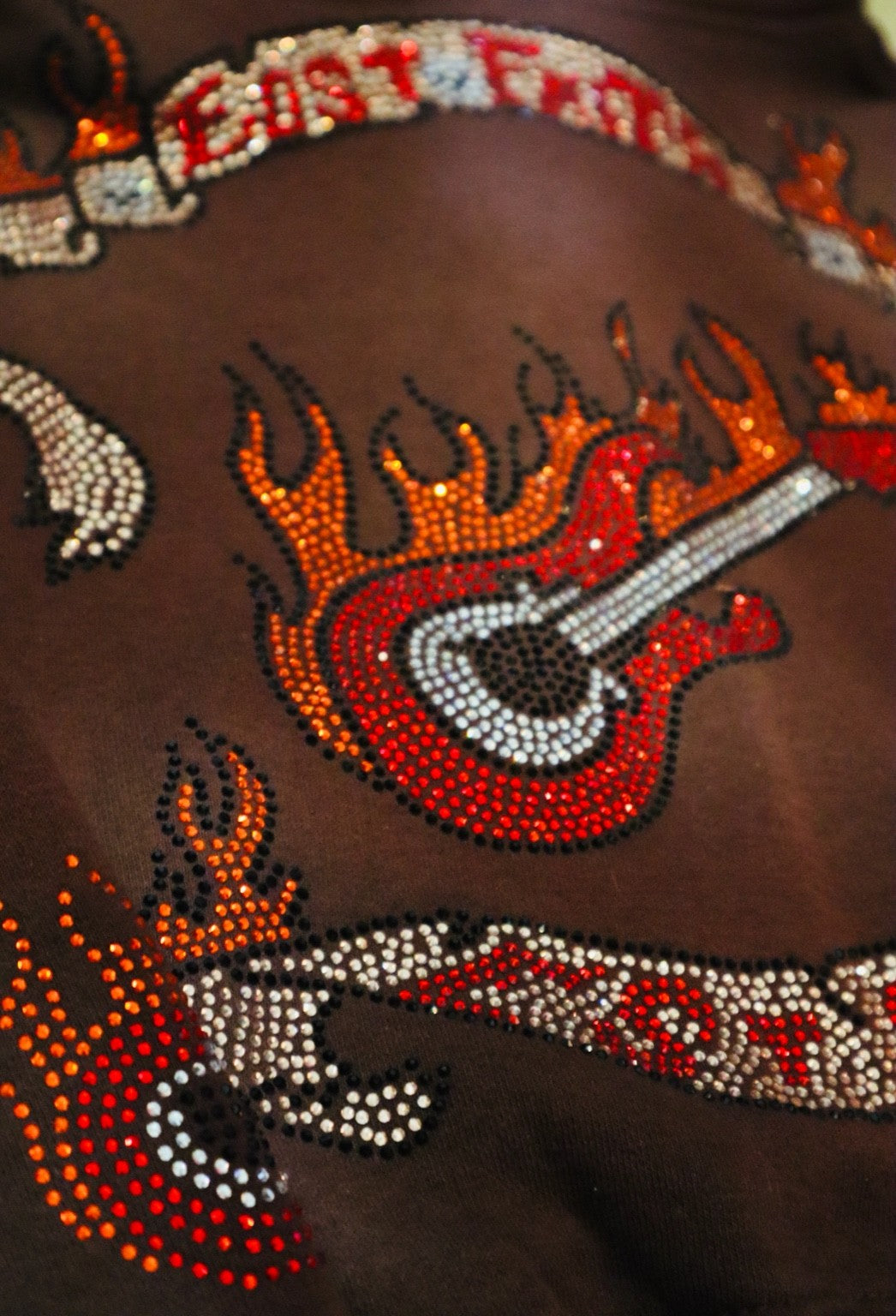 Studded Guitar Hoodie(Kids)