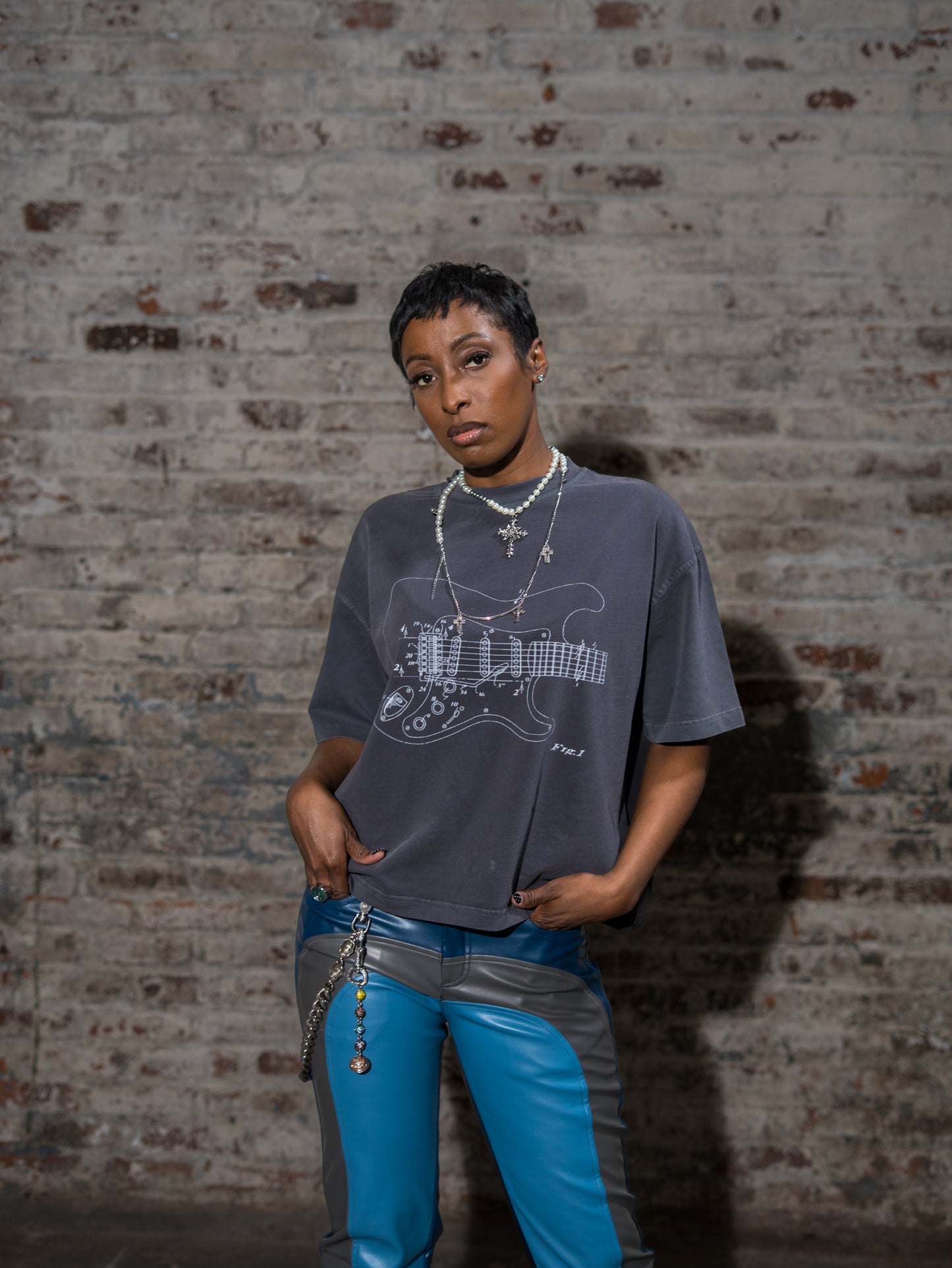BLUE PRINT TEE