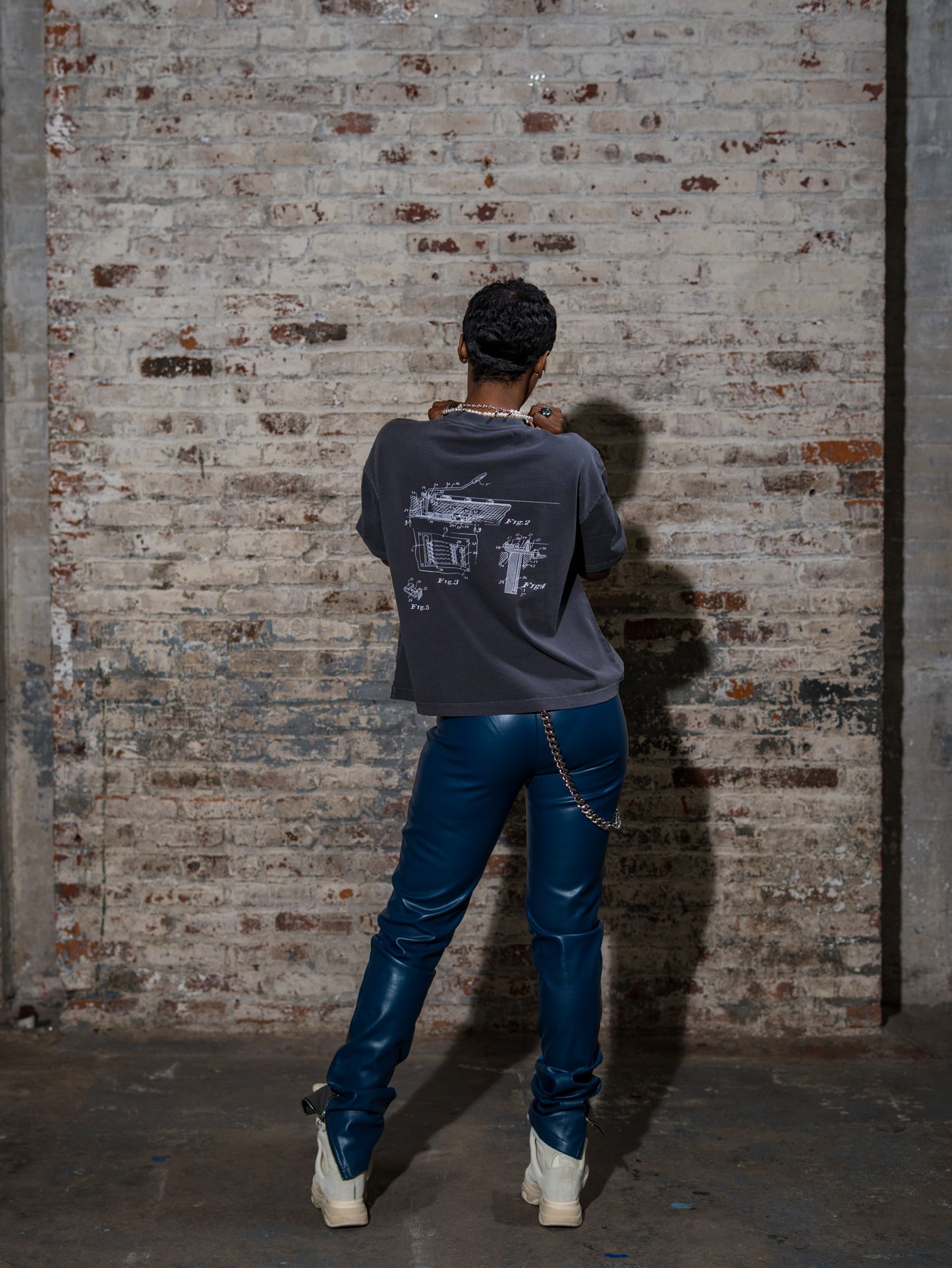 BLUE PRINT TEE