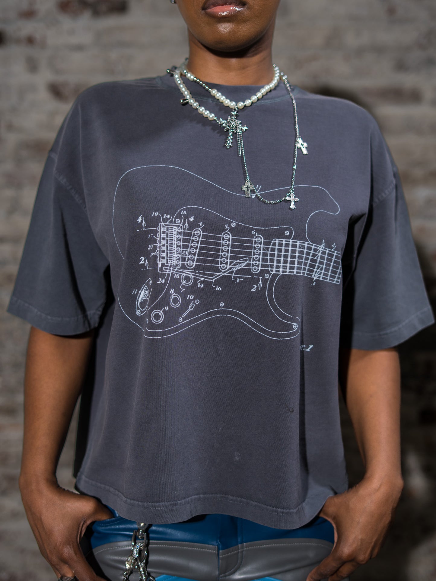 BLUE PRINT TEE